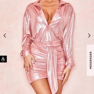 House of CB metallic skirt set